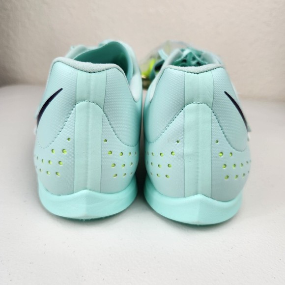 Nike Air Zoom LJ Elite Mint Foam Volt DR9924-300 Track Spikes Men’s Size 12 - Picture 9 of 12